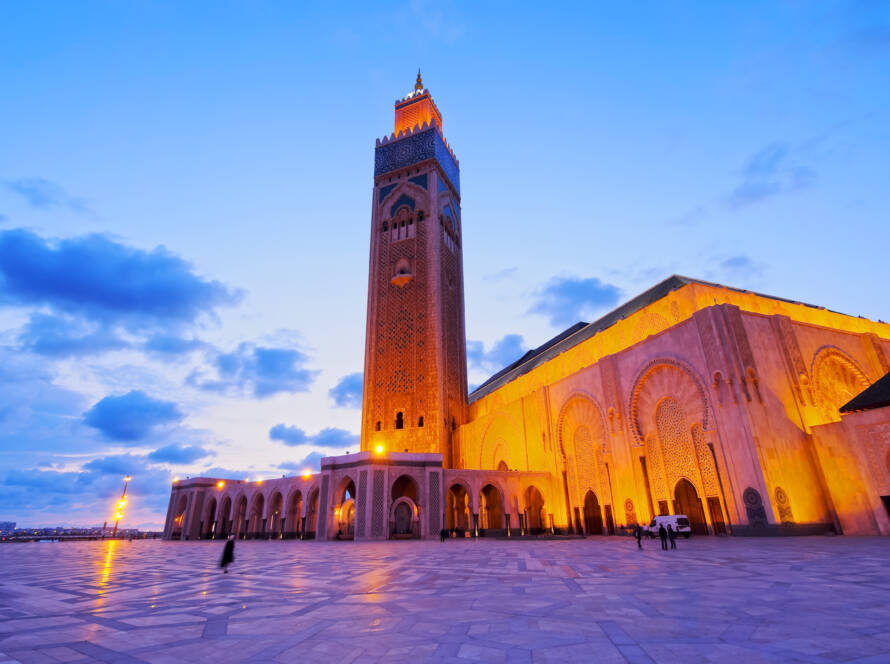 Hassan II Mosque in Casablanca