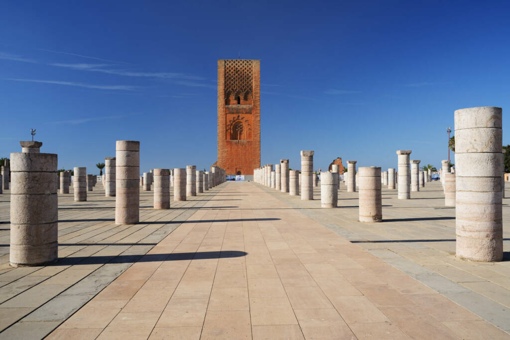 Hassan Tower in Rabat, Morocco – historic Islamic landmark with VIP guided tours