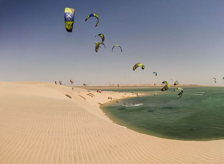 Luxury kiteboarding experience on the lagoon in Dakhla, Morocco