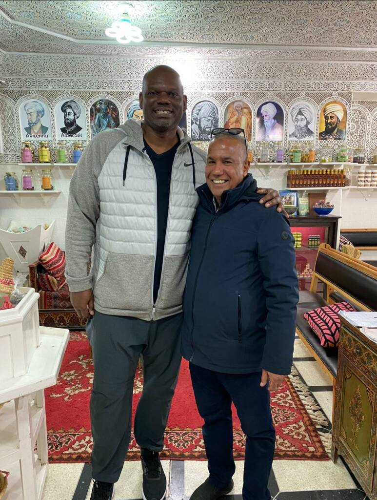 Jamal Mashburn enjoying a high-end Morocco journey, luxury riad stay, and exclusive Atlas Mountains activities with Morocco Luxury Highlights