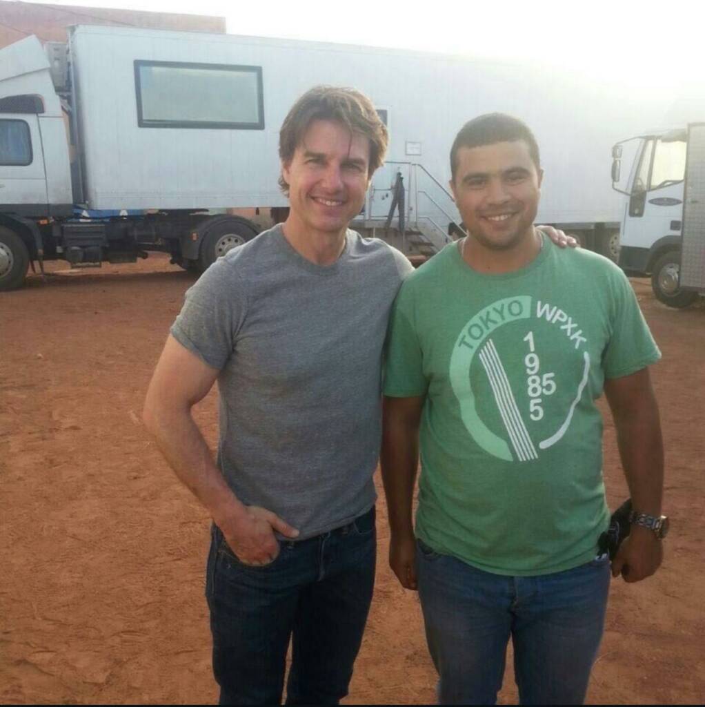 Tom Cruise on a VIP luxury trip in Morocco, experiencing private desert camp and exclusive cultural tour arranged by Morocco Luxury Highlights