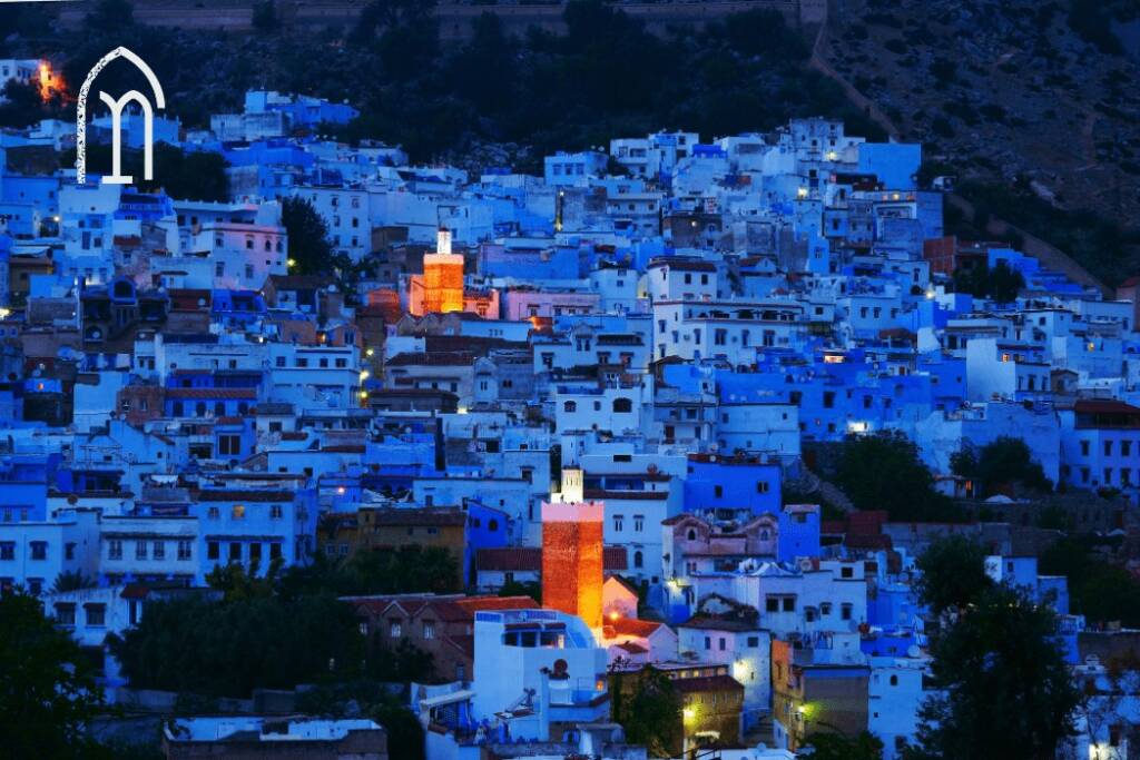 Nighttime Atmosphere in Chefchaouen