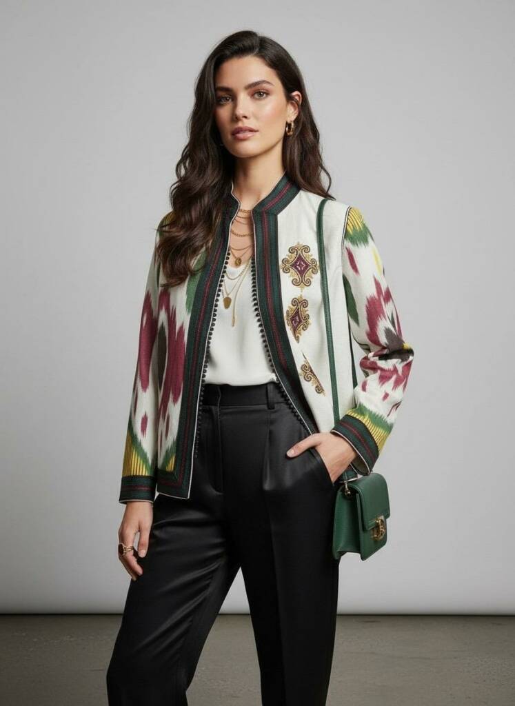 High-end handmade Moroccan fashion, traditional craftsmanship and luxury textiles Morocco