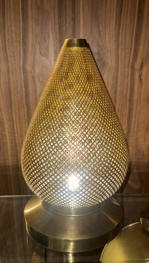 Custom design Moroccan lamps created with local designer in Marrakech, bespoke luxury lighting experience