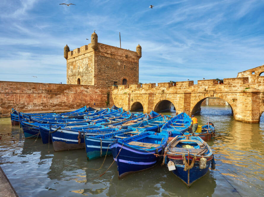 Traditional Moroccan architecture in Marrakech safe travel destination in North Africa